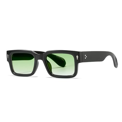 Lunettes de soleil rectangulaires au design rétro minimaliste et ultra léger