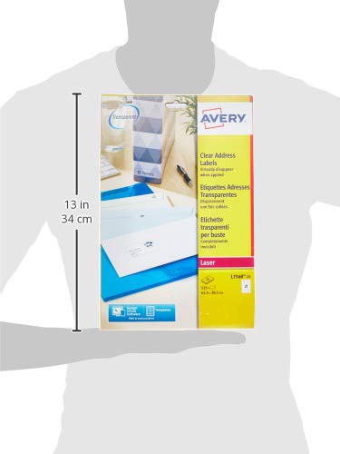 Avery L7560-25 - Etichette per buste per stampante...