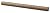 Noce Travertine Honed 3/4 X 12 Bullnose Liner - Standard Quality - BOX of 15 PCS
