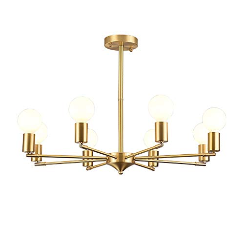 Luminaire suspendu du milieu du siècle en cuivre avec bras orientables