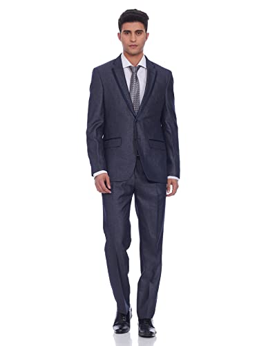 Image of Raymond Rayon Blend Men's Full Sleeve Contemporary FIT Medium Grey Formal Suit
