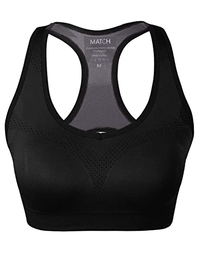 Image of Match Racerback Sports Bra for Women, Mid-Impact, New Size