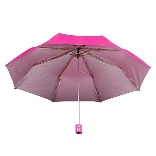 Image of 3-Fold Mono Silver Manual Opening 21.5inch Umbrella for Mens and Womens