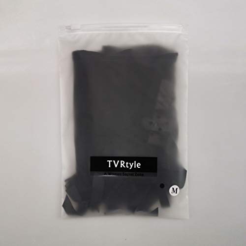 Tvrtyle Black Women's Fishbones Metal Clips Sexy Garter Belts For Stockings S514B (Black, 2X-Large) #TOP7