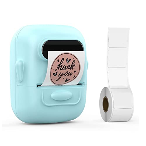 Mini imprimante d'étiquettes sans encre pour codes-barres et étiquetage thermique Bluetooth