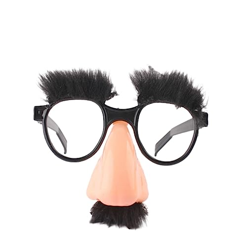 Beaupretty 6Pcs Big Nose Funny Glasses for Halloween Costume Parties Light Up Novelty Eyewear for Adults Cosplay Props to Create Memorable Moments at Events and Celebrations