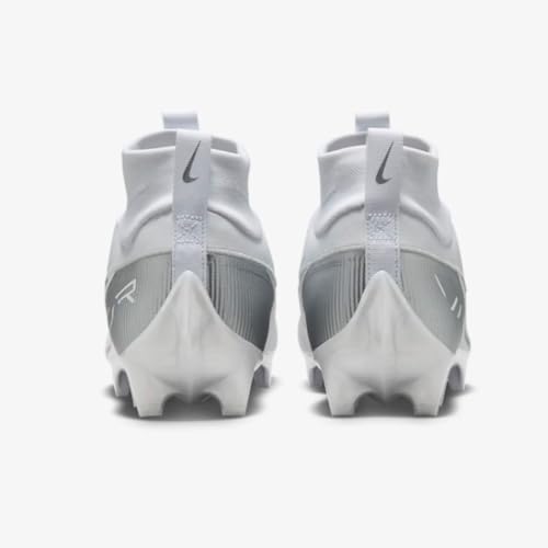 Nike Vapor Edge Pro 360 2 Men's Football Cleats (DA5456-102,White/Metallic Silver-White) Size 163