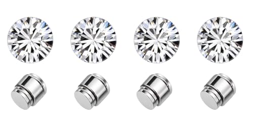 PDY FASHION Magnetic Non-Piercing Stud Earrings for Men & Boys, Pack - Image 2