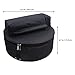 Vaguelly Snare Drum GigBag, Oxford Cloth Waterproof Snare Drum Bag Carryng Case with Outside Pockets Detachable Shoulder Straps, Protable Percussion Storage Accessory