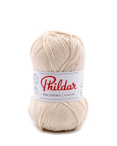 Phildar - Pelote de Laine Phil Coton 3 de 50g - Laine à Tricoter ...
