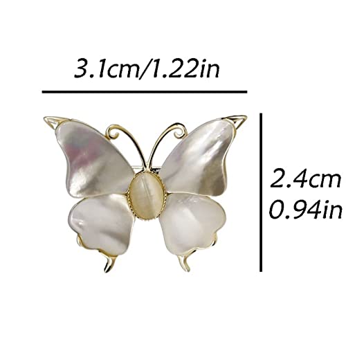 Broche Papillon en nacre, l'accessoire idéal pour sublimer vos vestes - 5