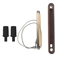 Plug and play design: featuring a 25mm connector, the piezo pickup for amplifier enables quick, easy integration with most professional audio gear, saving valuable setup time,guitar pickup rod,acoustic bass guitar bridge Flexible installation: this p...