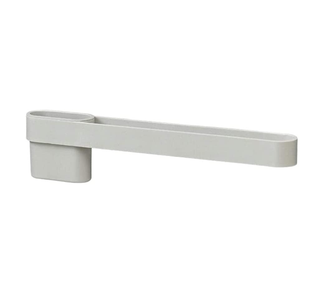 FGXHHS Towel Rail Shelf Rack Free Punching Kitchen Holder Bathroom Bar Toothpaste Toothbrush Bucket (Blue : Blanc)
