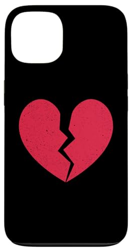 Red Broken Heart Heartbreak - �n�[�g�u���[�N���A���e�B�[�N���f�U�C�� �X�}�z�P�[�X iPhone 13 �p