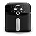 Tefal Easy Fry Mega Heißluftfritteuse, 7,5 Liter Fassungsvermögen, bis zu 8 Personen, 99% weniger Fett, 8 automatische Gareinstellungen, digitales Display, spülmaschinengeeignet, Schwarz, EY8558E0