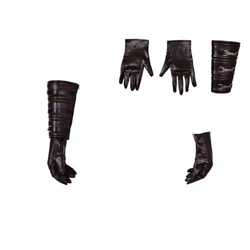KoleGoe Anakin Skywalker Handschuhe Zubehör Handschuhe Handschuh Guard Set Halloween Cosplay Zubehör (Braun M)