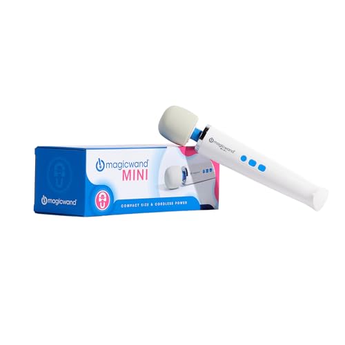 Hitachi Magic Wand Mini 2025 Model HIT135 with Free IntimateNeed Active Pleasure Personal Accessory. Powerful 3-Speed Hitachi Wand Massager. 2.5 Hour Run Time On Full Battery Charge.
