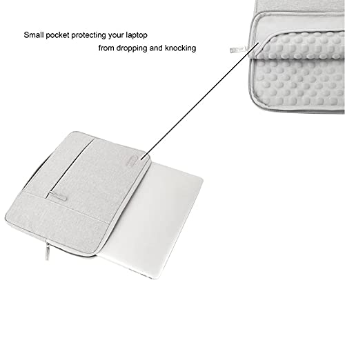 Image of MOSISO Laptop Case 16 inch, 15-15.6 inch Laptop Sleeve with Handle Compatible with MacBook Pro 16 inch, HP, Acer, Dell, Lenovo, ASUS Notebook, Polyester Multifunctional Computer Bag, Gray