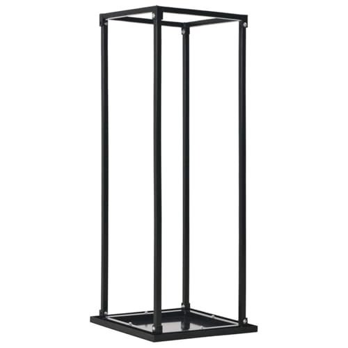 Support de rangement en métal haut de 113 cm avec structure en acier robuste - 2
