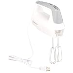 BLACK+DECKER Lightweight Hand Mixer, White, MX1500W