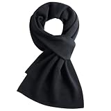 BEENIUBEE Schal Herren,30% Merinowolle Herrenschal Winter,Warm Wollschal