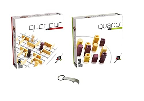 Lot Mini Jeux en Bois Quarto + Qoridor + 1