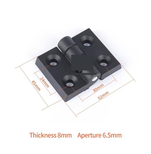 Charnière pour profilé en aluminium robuste et durable 52mm - 3