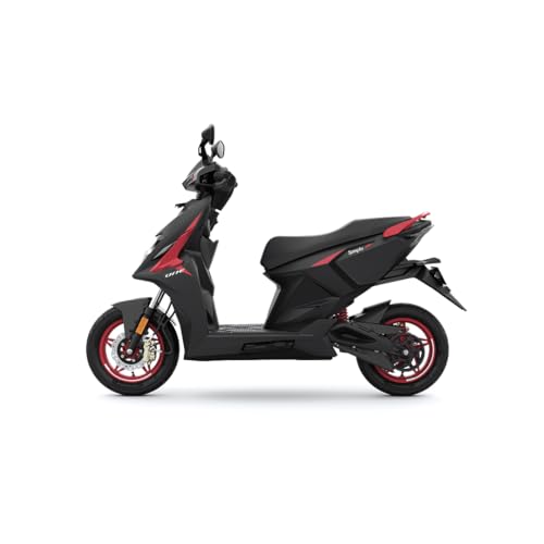 Image of Simple Energy ONE Electric Scooter | 265 km Range | 115 km /h Top Speed | 5kWh Battery | Brazen X (Black and Red)| Advance Booking for Ex-Showroom