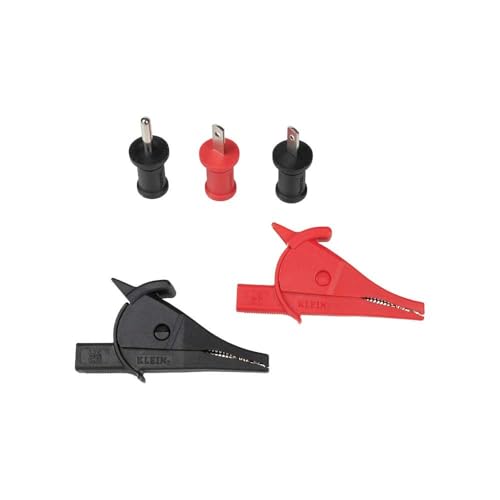 Image of Klein Tools 69360 Alligator Clips, Outlet Tabs /Prongs Circuit Connectors Accessory Pack, Use with Klein Tools Cat. No. ET450, 5-Piece