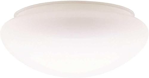 Westinghouse 8375700 Sombra de seta de cristal blanco de 8 pulgadas