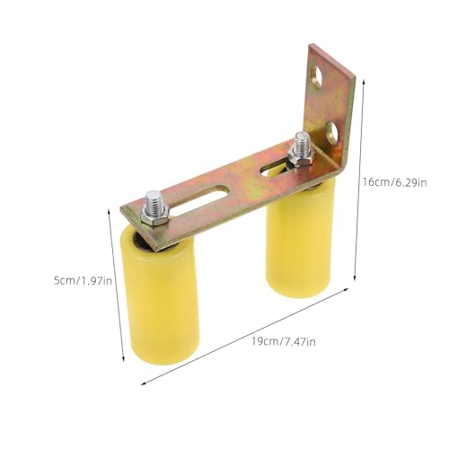 Galets de guidage en nylon pour portail coulissant support robuste - 3