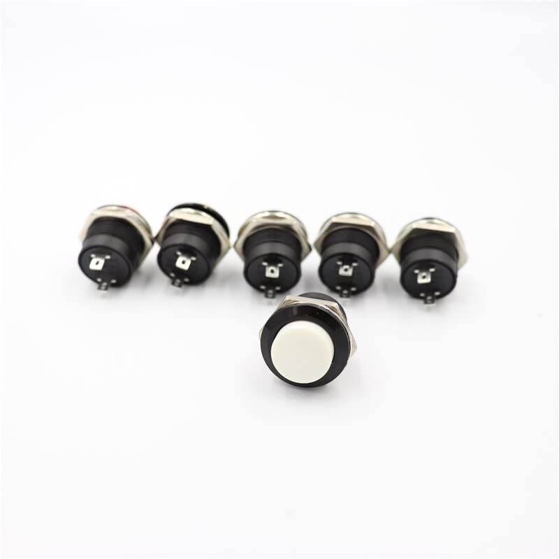 Bouton-poussoir momentané R13-507 AC 250V pour bricolage électronique