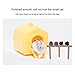 Pssopp Hamster Play Wooden Stand, Wood Half Round Hamster Standing Wood Desk Small Animal Activity Wooden