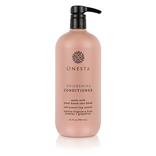 Onesta Hair Care Plant Based Thickening Conditioner for Fine and Thinning Hair 32 Ounces (Pack of 1)