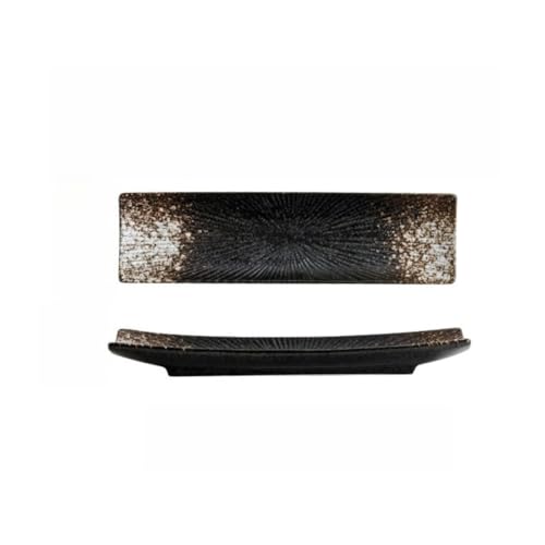 Qfmr 焼き物皿 魚 長角皿 2枚セット 29.7×8cm 居酒屋 和風 おしゃれ お皿セット すし 刺身皿 長方形 プレート 寿司皿 長皿 食器 焼き魚皿 レストラン (真っ白です)