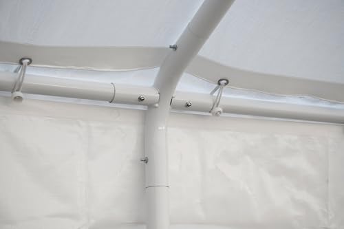 ShelterLogic SuperMax Canopy Enclosure Kit, White, 18 × 20 ft. (Frame and Canopy Sold Separately) by ShelterLogic - Used condition - Image 5