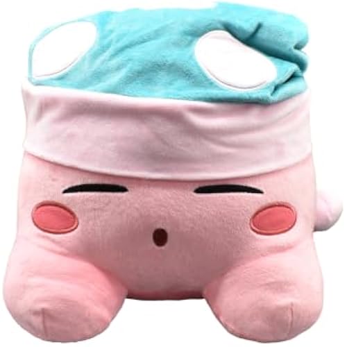 Just Toys – Kirby Sleepy 12" Mega Plush, Glow in the Dark, Licensed