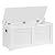 VASAGLE Storage Chest, Storage Bench with 2 Safety Hinges, Farmhouse Style, 15.7 x 39.4 x 18.1 Inches, for Entryway, Bedroom, Living Room, Cloud White ULSB061T10