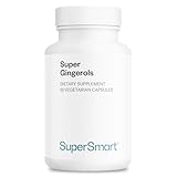 Super Gingerols - Natürlicher Ingwer-Extrakt - Unterstützt die Immunität, reduziert Übelkeit und fördert Energie und Vitalität - Natürliche Kapseln - Vegan - SuperSmart