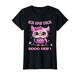 Eule - Ich hab dich lieb - Mädchen Tochter Familie