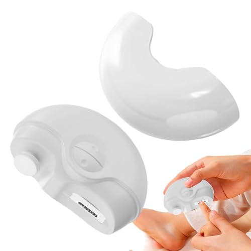 Coupe-ongles électrique avec stockage anti-projections et LED pour vue faible