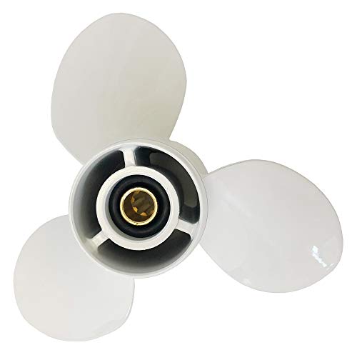 Copkingo Boat Propeller 9 1/4X9-J For Yamaha Outboard Motor 9.9Hp 15Hp 20Hp/ Outboard Propeller For Yamaha Engine 8 Tooth 63V-45945-00-El 9.25X9 #TOP6