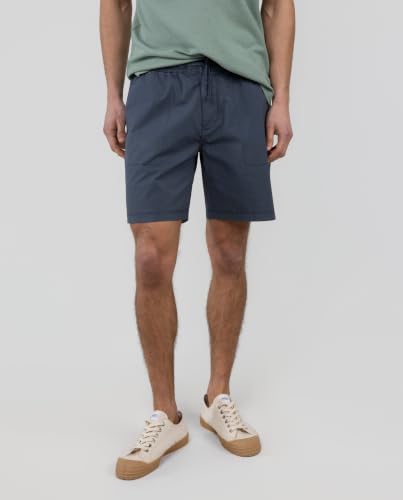 Bermuda Carpintera Marino El Ganso de algodón para hombre en azul oscuro 4