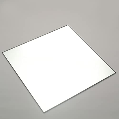Craft And Party 8" Square Glass Mirror Wedding Banquet Table Centerpieces, Smooth Edges (Sets Of 12) #TOP2