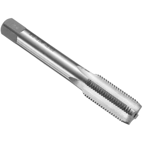 uxcell Hand Bottom Tap 9-16-18 UNF 2B Thread Bottoming Style Threading Taps High Speed Steel HSS6542 Straight Flutes Screw Tapping Tool