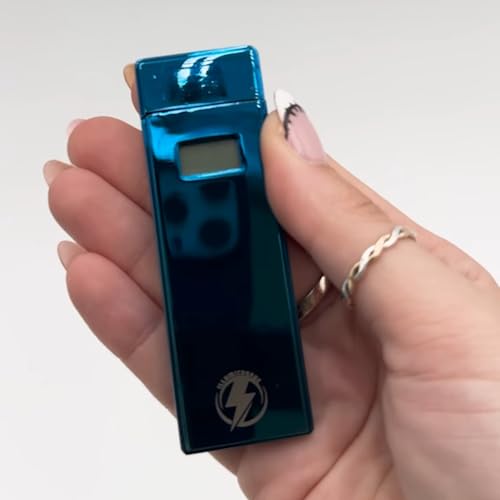 Encendedor eléctrico de aluminio IllumiArc azul miniatura 1