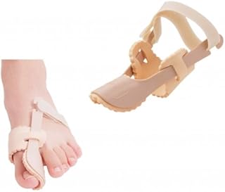 AT Surgical Orthopedic Bunion Splint (2 Pack) Big Toe Separator Pain Relief, Non-Surgical Hallux Valgus Correction, Hammer Toe Straightener, Day Night Support