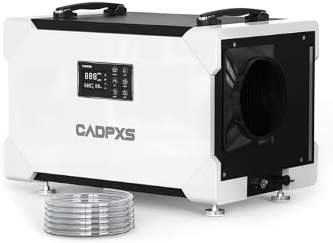 CADPXS Crawlspace Dehumidifier with Pump and Drain Hose, 145 Pint...