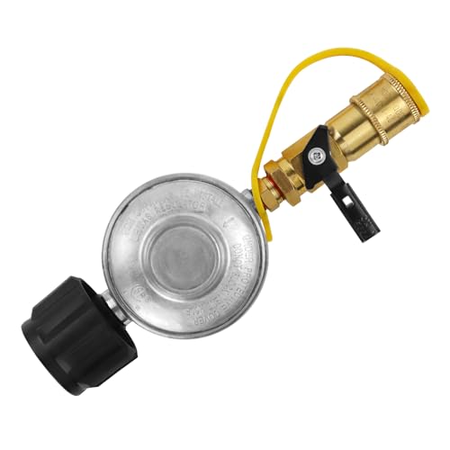 Magula Propane Quick Connect Adapter,1/4 in Propane Gas Grill Regulator with Quick Connect Fittings,Connect 5-50Lb Propane Tank to Grill,for heaters, Grills,Propane Regulator,RV Propane Regulator