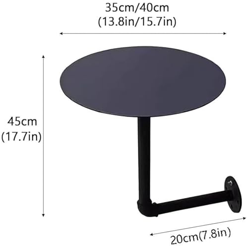 Table de bar murale solution gain de place bureau et cuisine flottant L - 4